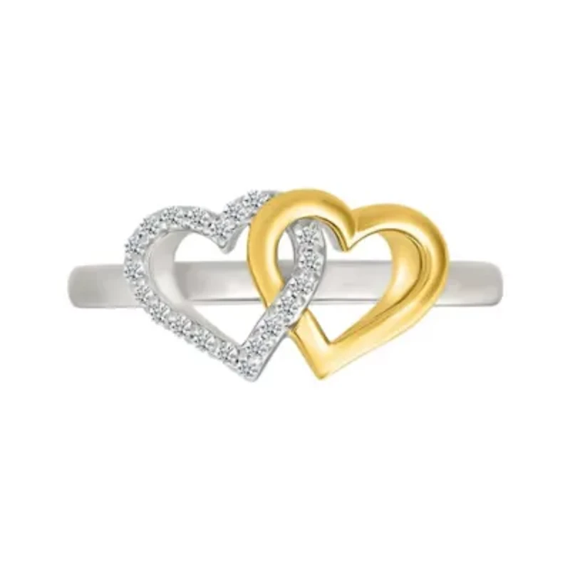 Diamond Fany Heart Ring