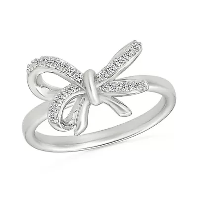 Diamond Fancy Bow Ring
