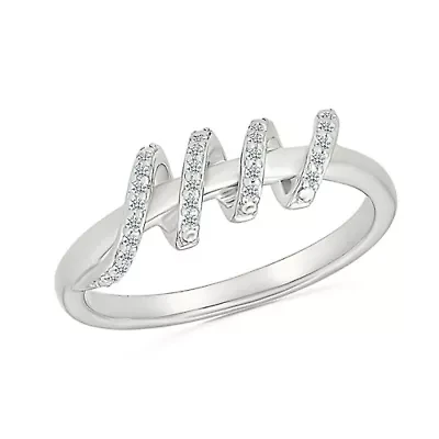 Diamond Swirl Ring