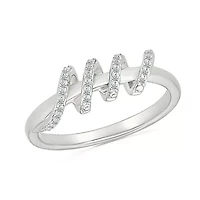 Diamond Swirl Ring