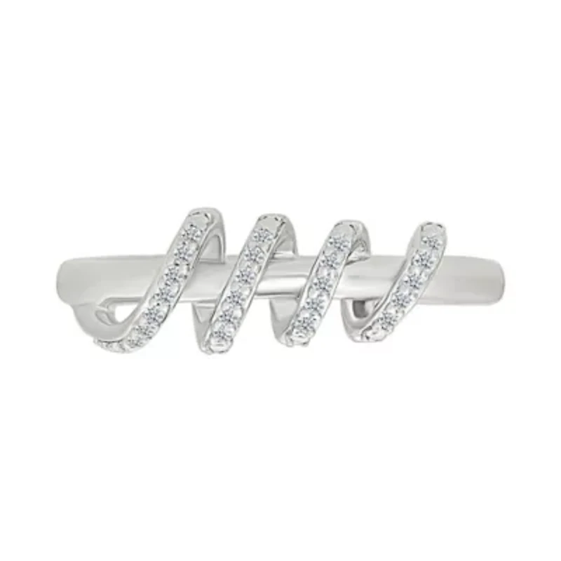 Diamond Swirl Ring