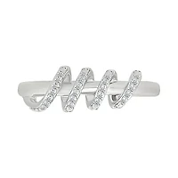 Diamond Swirl Ring