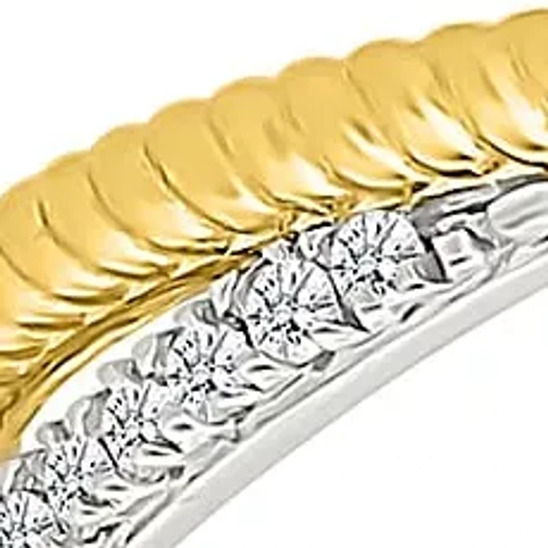 Diamond "X" Fashion Ring