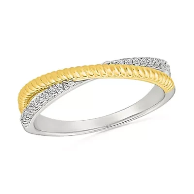 Diamond "X" Fashion Ring