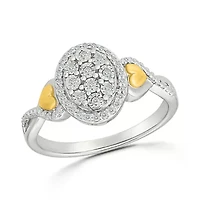 Diamond Heart Promise Ring