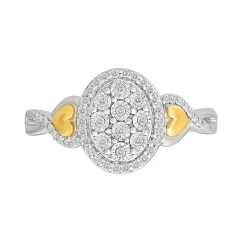 Diamond Heart Promise Ring
