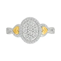 Diamond Heart Promise Ring