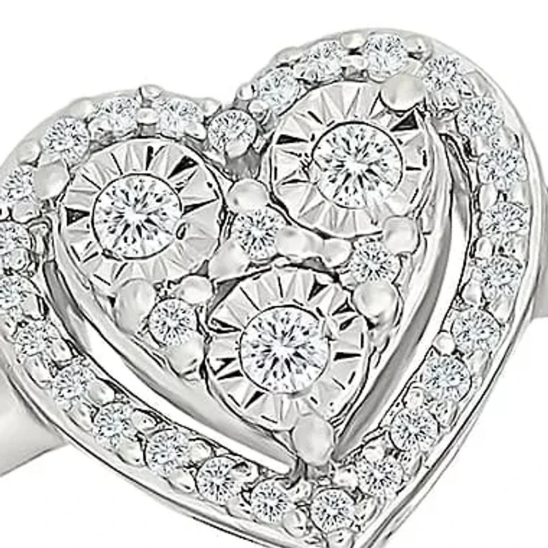 Diamond Heart Ring