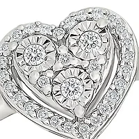 Diamond Heart Ring