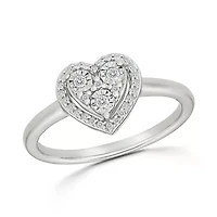 Diamond Heart Ring