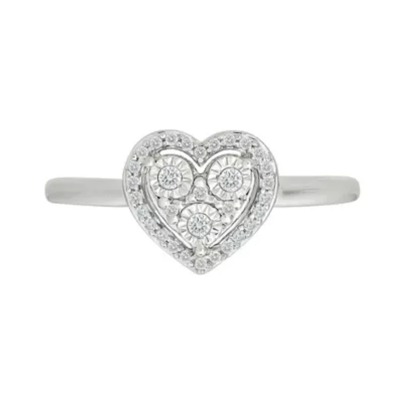 Diamond Heart Ring