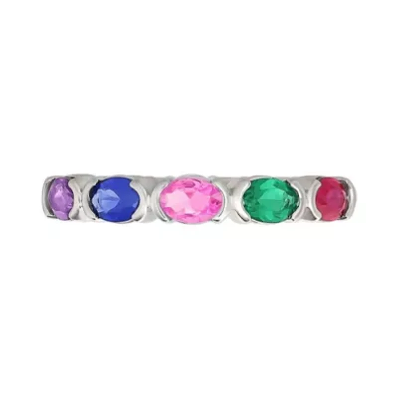 Lab Created Multi Gemstone Fashion Ring