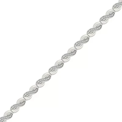 Diamond Fancy Infinity Bracelet