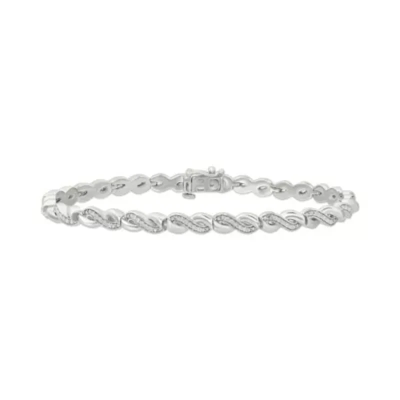 Diamond Fancy Infinity Bracelet