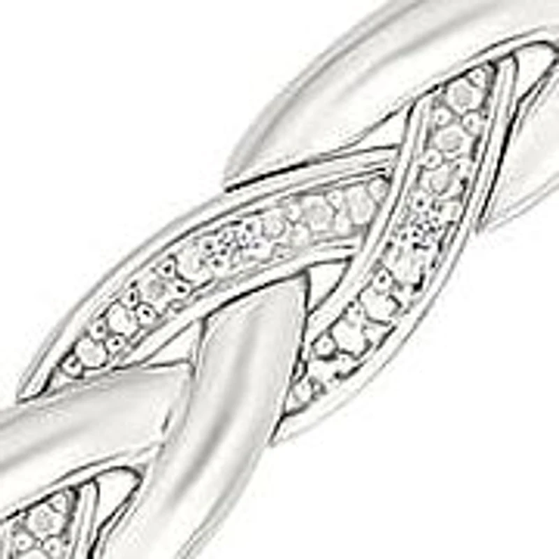 Diamond Braided Bracelet