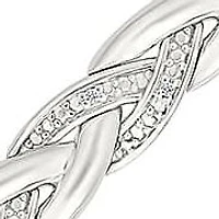 Diamond Braided Bracelet