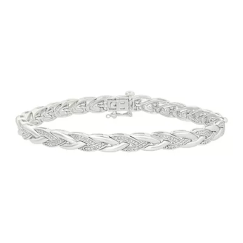 Diamond Braided Bracelet