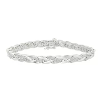 Diamond Braided Bracelet