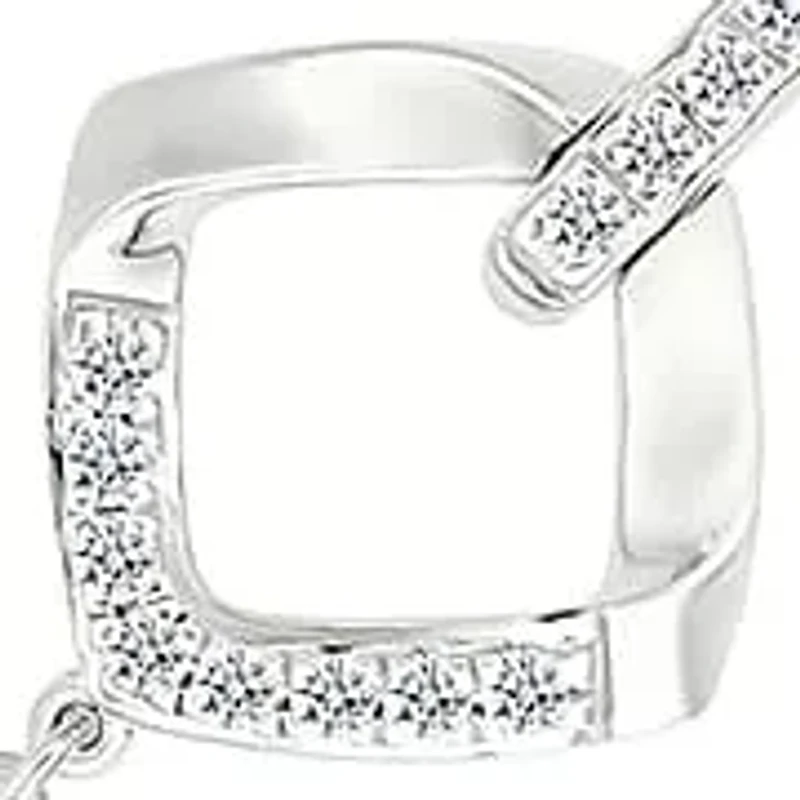 Diamond Fancy Chain Bracelet