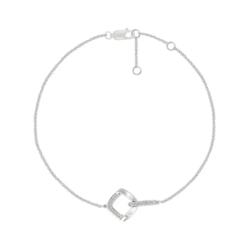 Diamond Fancy Chain Bracelet