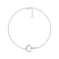 Diamond Fancy Chain Bracelet