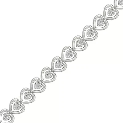 Diamond Heart Bracelet