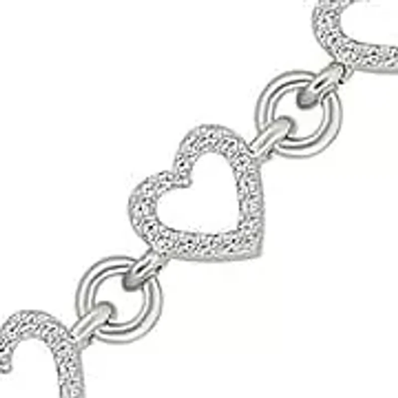 Diamond Heart Bracelet
