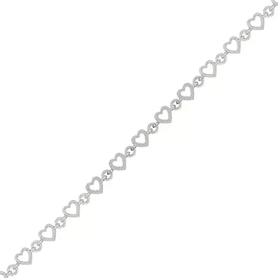 Diamond Heart Bracelet