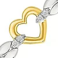 Diamond Fancy Heart Bracelet