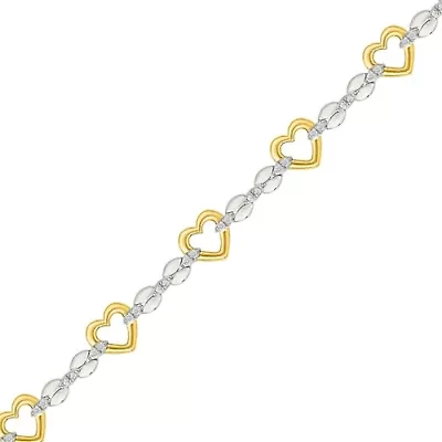 Diamond Fancy Heart Bracelet