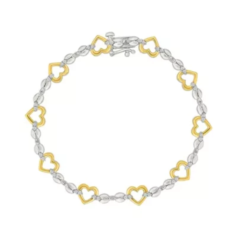 Diamond Fancy Heart Bracelet