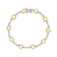 Diamond Fancy Heart Bracelet