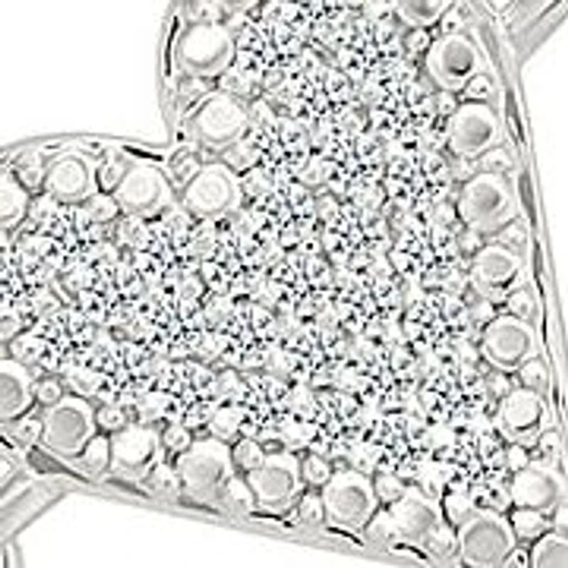 Diamond Heart Chain Bracelet