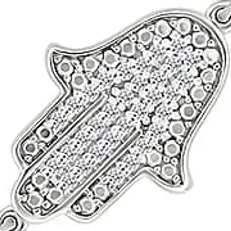 Diamond Hamsa Chain Bracelet