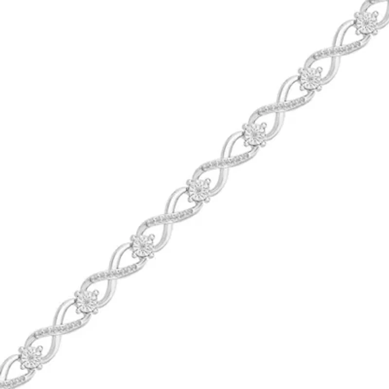 Diamond Infinity Bracelet
