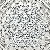 Diamond Fancy Halo Circle Earring
