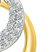 Diamond Interlock Earring