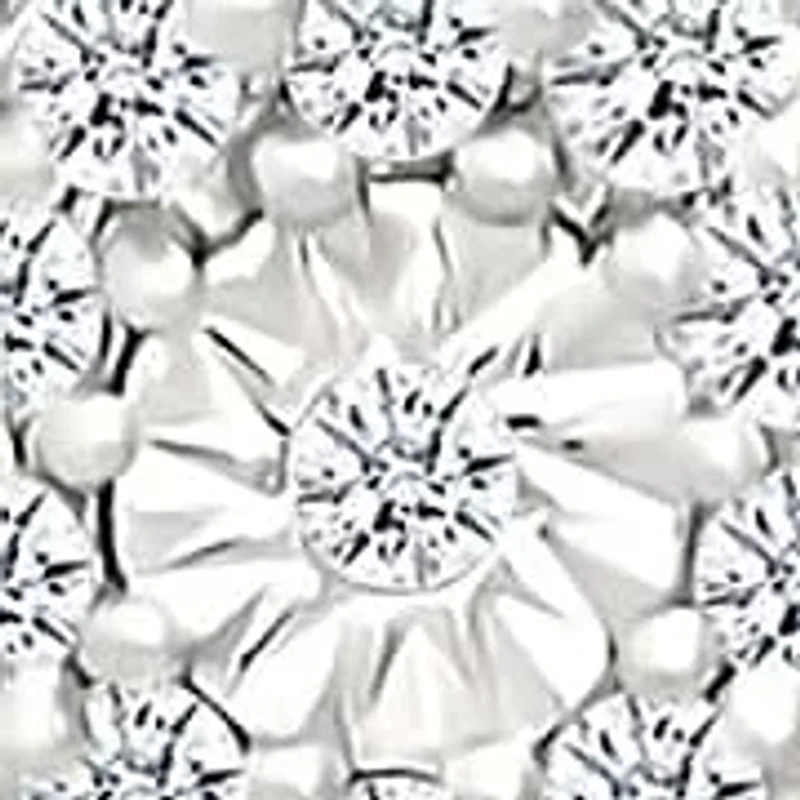 Diamond Tear Drop Stud Earring