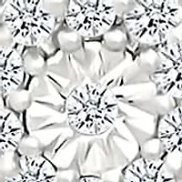 Diamond Tear Drop Stud Earring