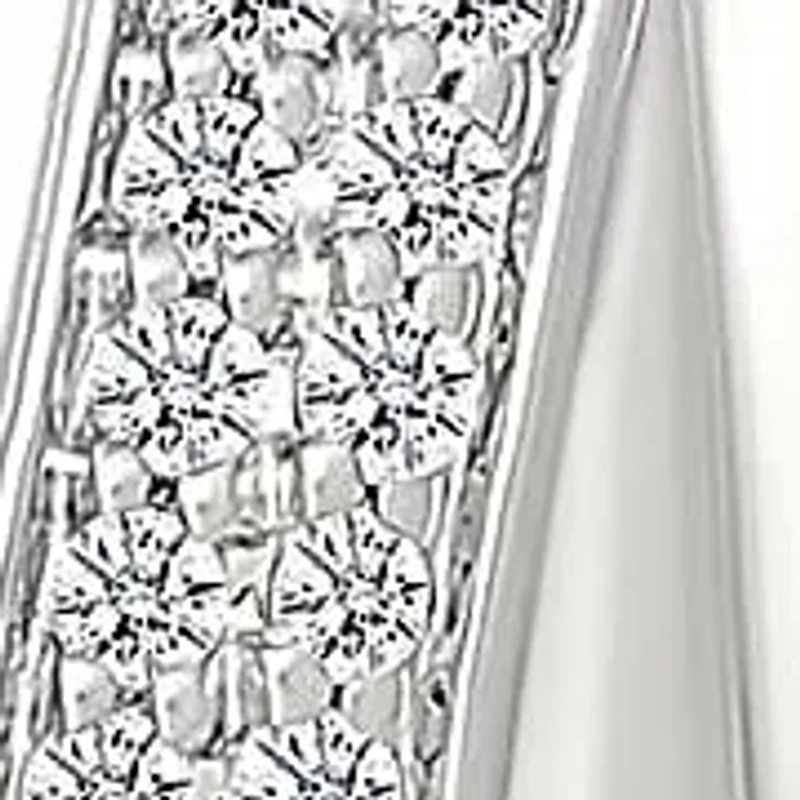 Diamond "J" Shape Earring