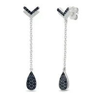 Diamond Fancy Chain Drop Earring