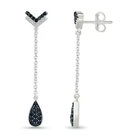 Diamond Fancy Chain Drop Earring