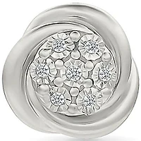Diamond Knot Fancy Stud Earring