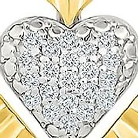 Diamond Heart Earring