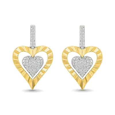 Diamond Heart Earring