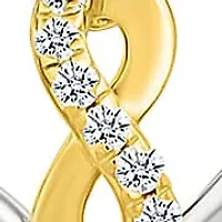 Diamond Infinty Heart Earring