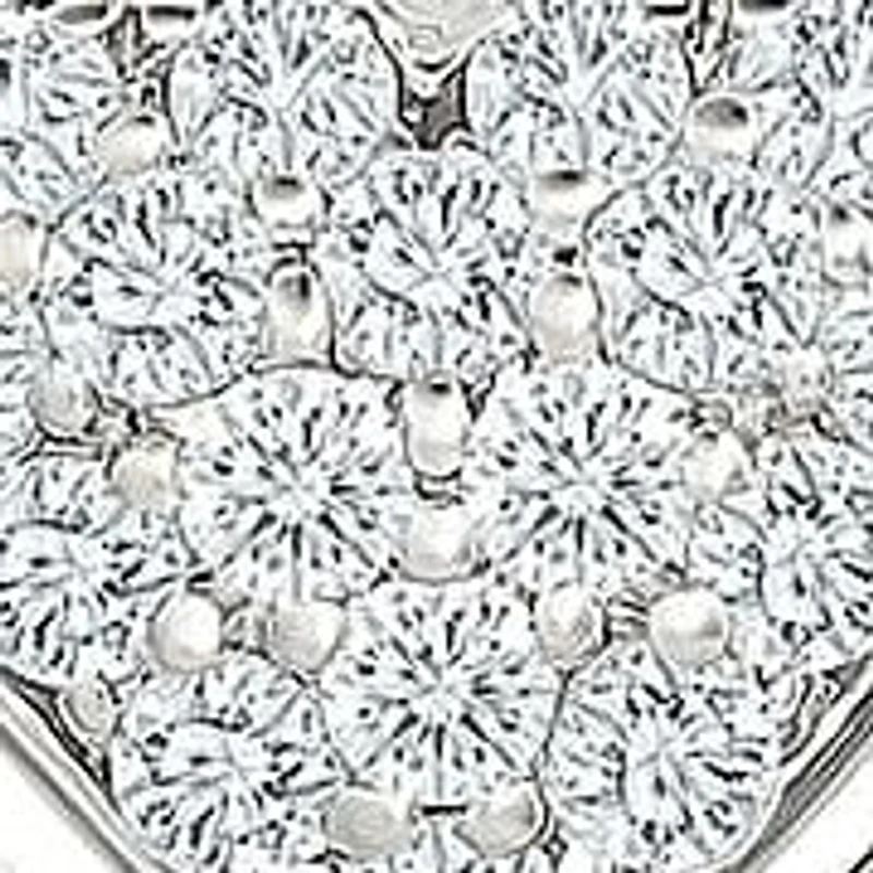 Diamond Fancy Heart Stud Earring