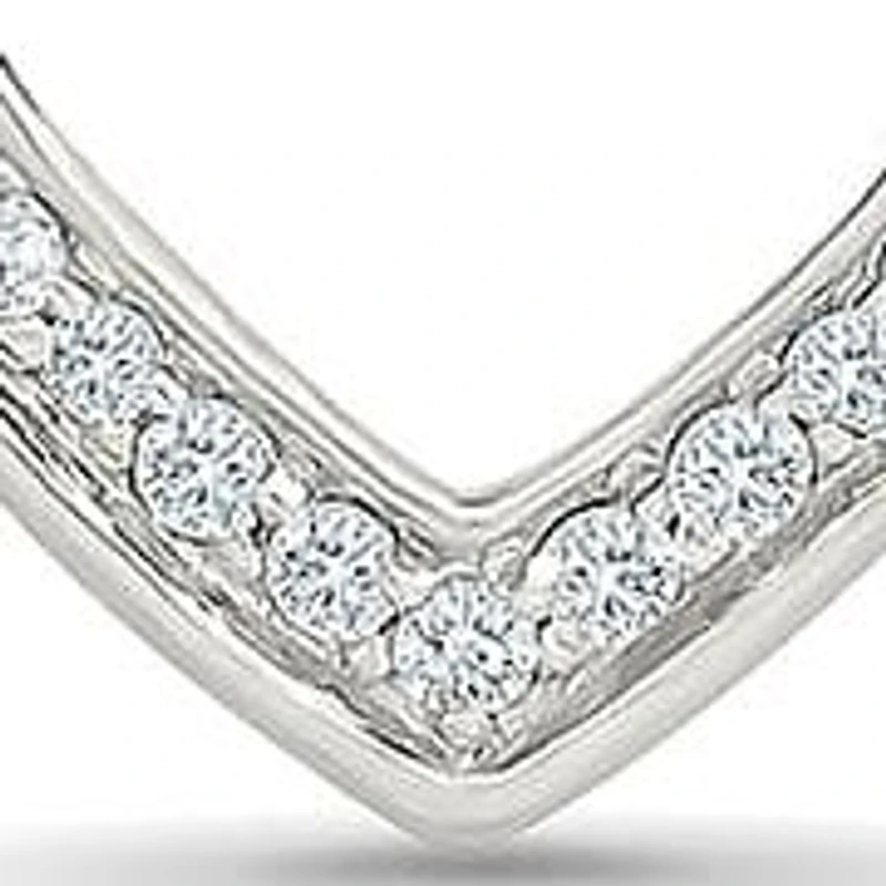 Diamond Fashion Heart Stud Earring