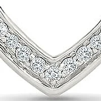 Diamond Fashion Heart Stud Earring