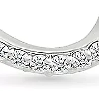 Diamond Fancy Hoop Earring